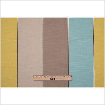 Azure Cotton Woven Wide Stripes Full