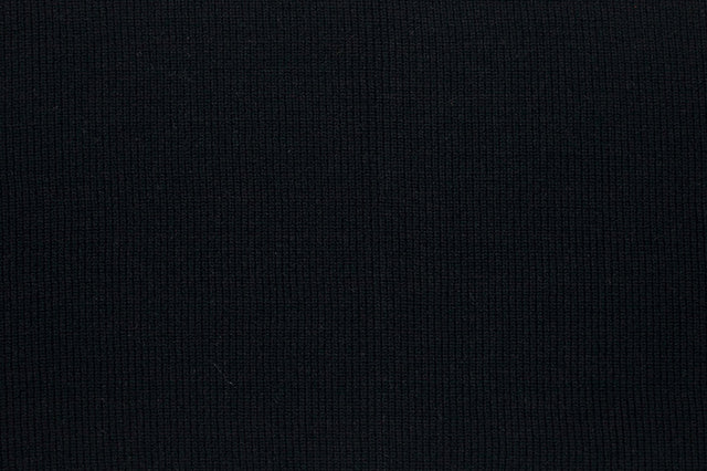 Black Stretch Nylon 6.5 x 42 Rib Knit Trim