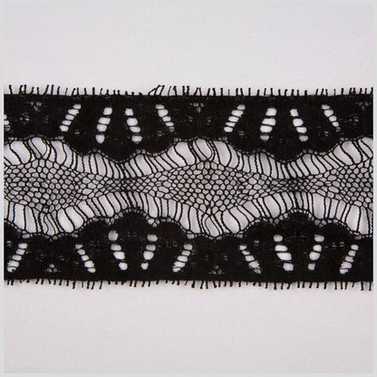 3 Black French Lace