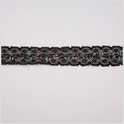 1" Black Fine Lace
