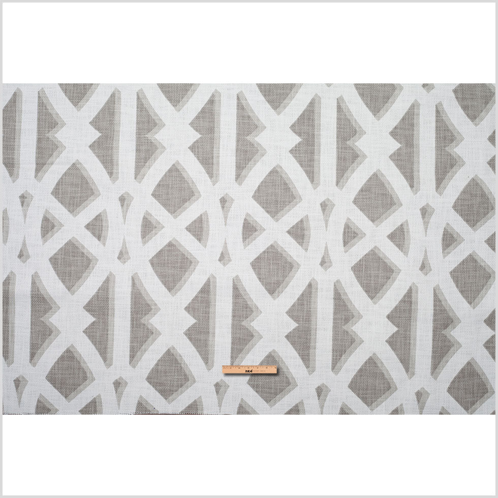 Mushroom Geometric Heavyweight Cotton Full