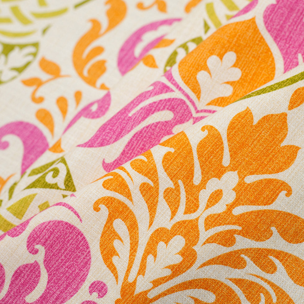 Dressed Up Damask Cotton Print - Folded