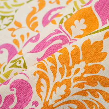 Dressed Up Damask Cotton Print - Folded