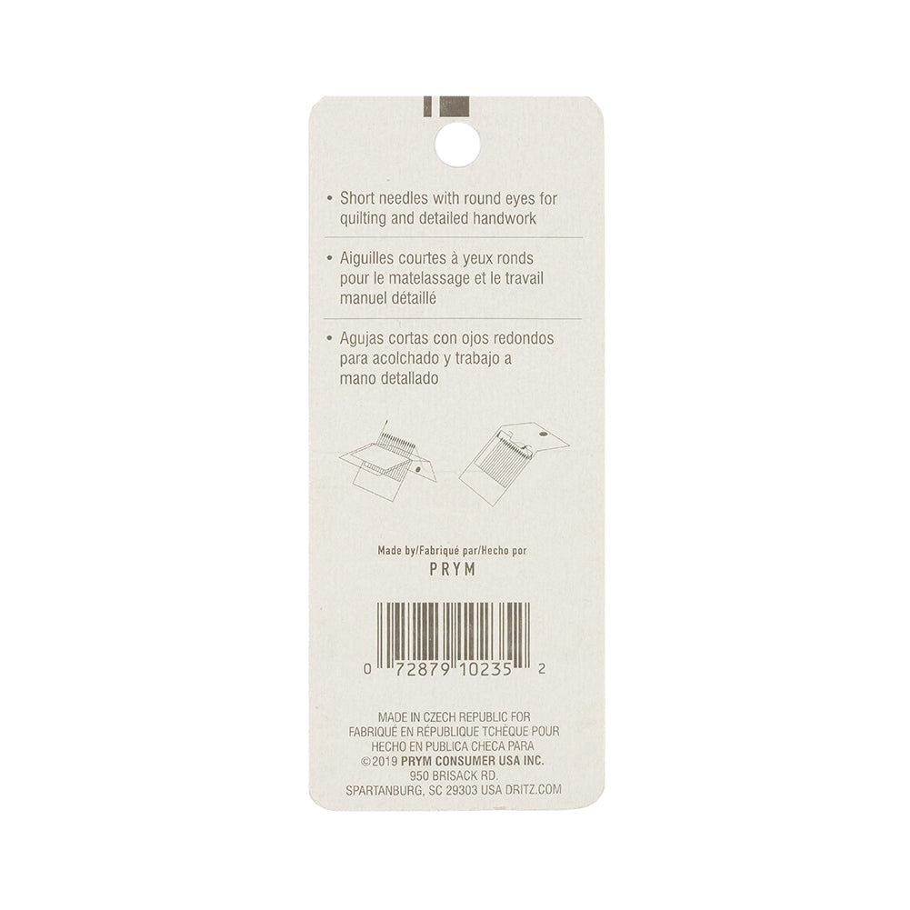 Dritz 20 Quilting Betweens 56B-10 - Detail