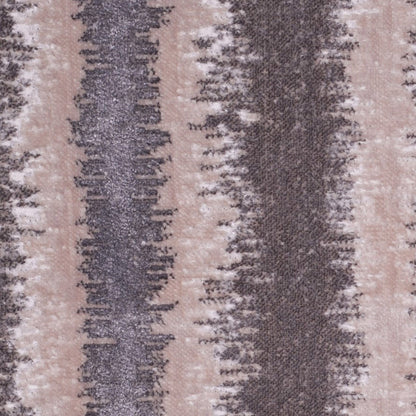 Platinum and Oxford Tan Polyester-Viscose Cut-Out Velvet Detail