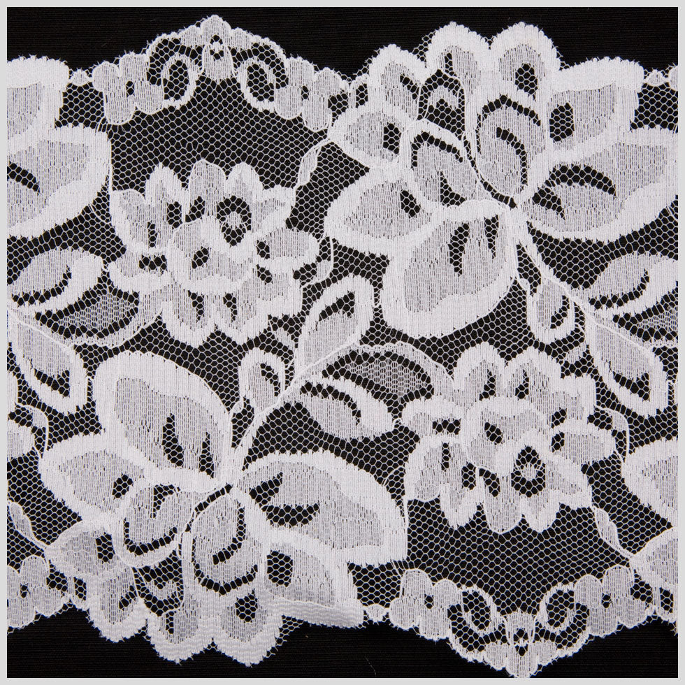 5.5 White Floral Lace Trim