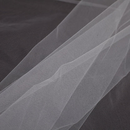 Nylon Tulle 108" - Silk White - Pavlova Wide Collection Detail