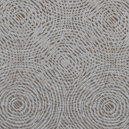 Linen Geometric Swirls on a Cotton and Polyester Woven