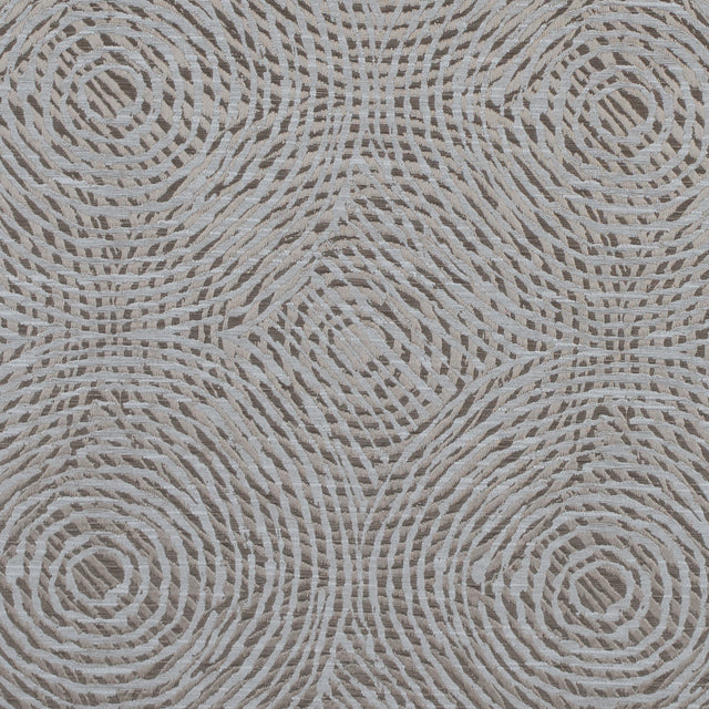 Linen Geometric Swirls on a Cotton and Polyester Woven