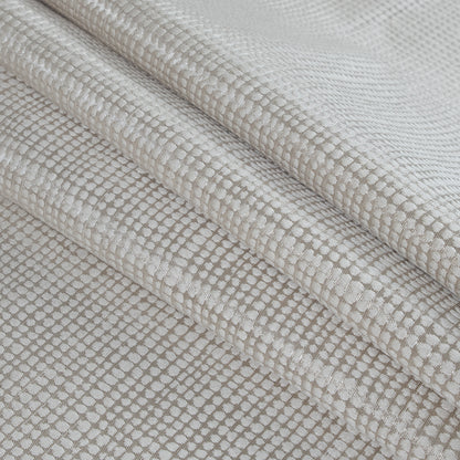 Champagne Geometric Cotton and Polyester Woven Folded