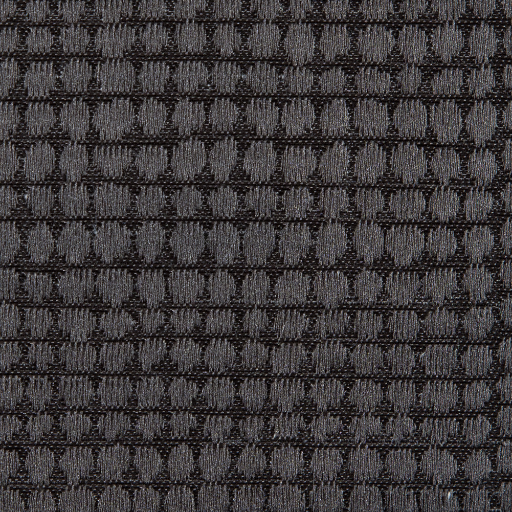 Slate Geometric Cotton and Polyester Woven - Detail