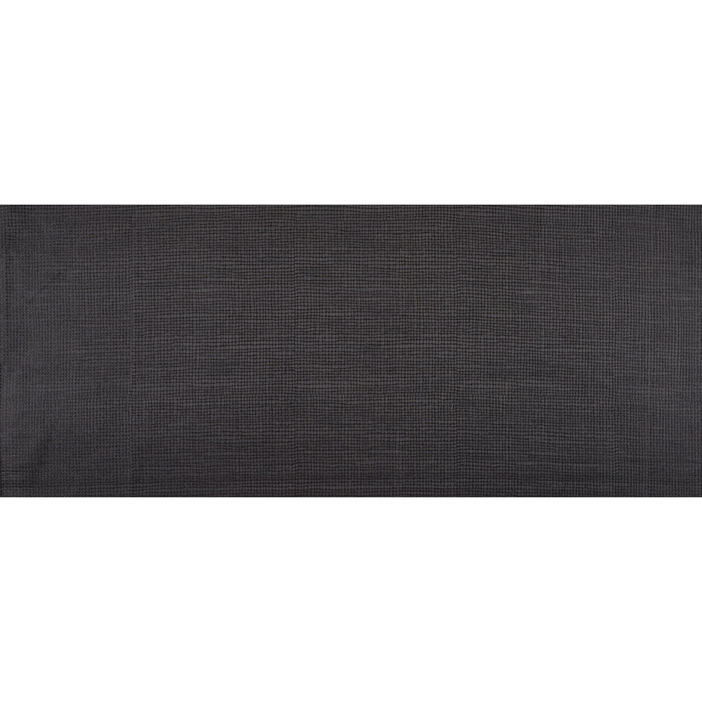 Slate Geometric Cotton and Polyester Woven - Full