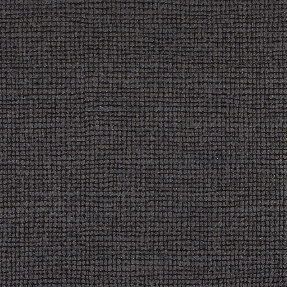 Slate Geometric Cotton and Polyester Woven