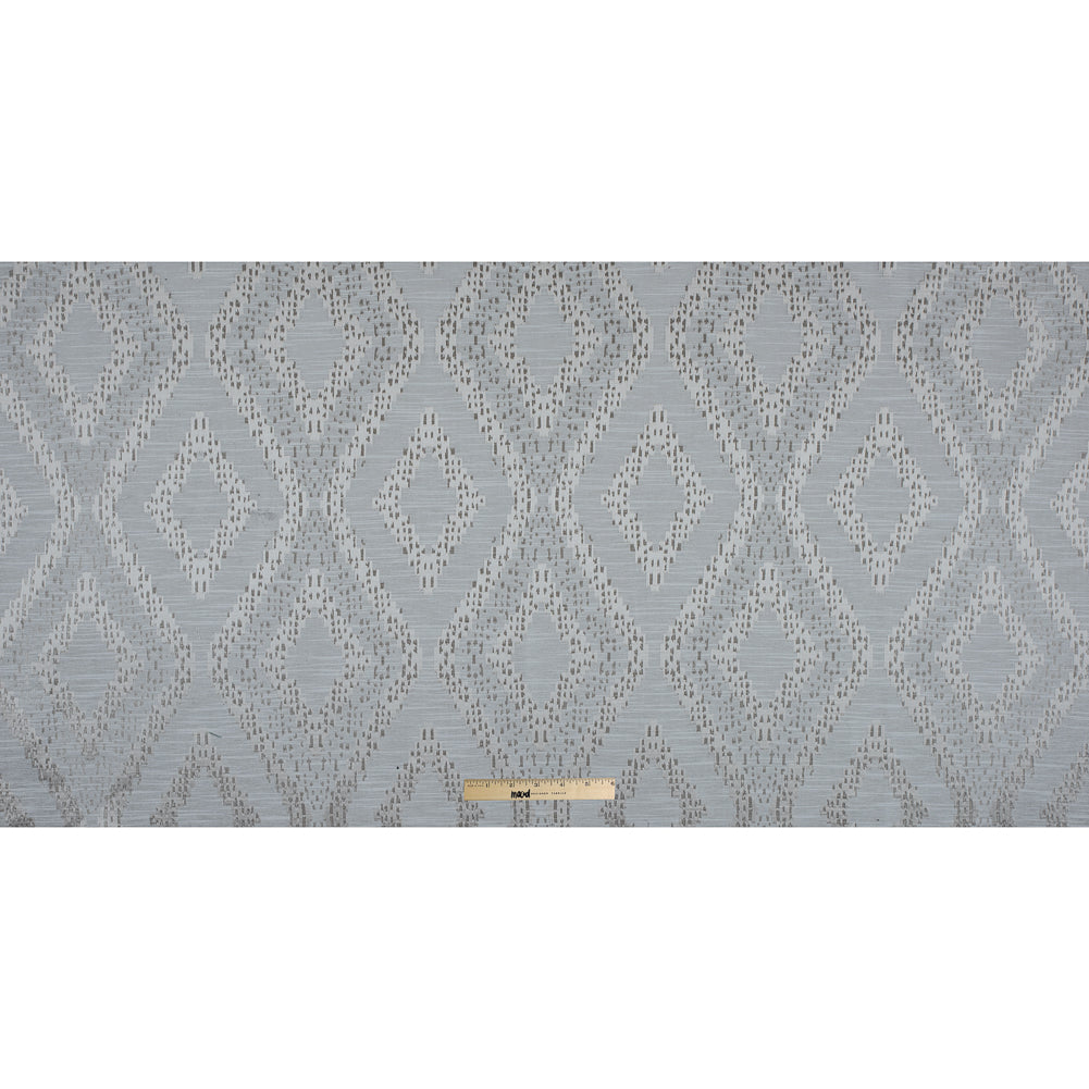 Champagne Diamond Woven Cotton and Polyester Blend - Full