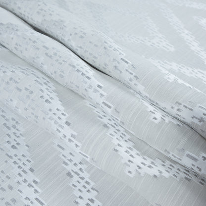 Dove Diamond Woven Cotton and Polyester Blend Folded