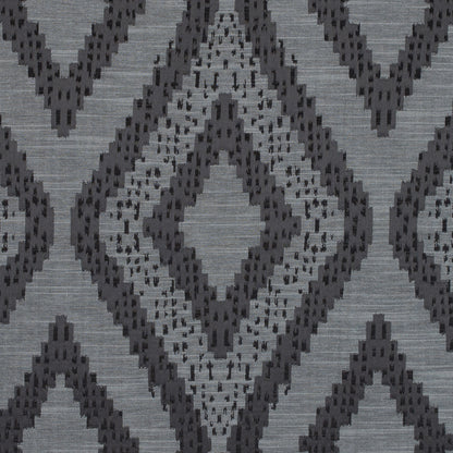 Slate Diamond Woven Cotton and Polyester Blend