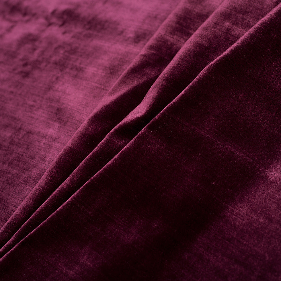 Turkish Zinfindel Polyester Velvet - Folded