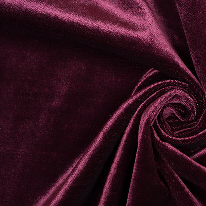 Turkish Zinfindel Polyester Velvet