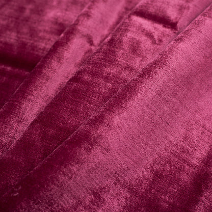 Magenta Polyester Velvet Folded