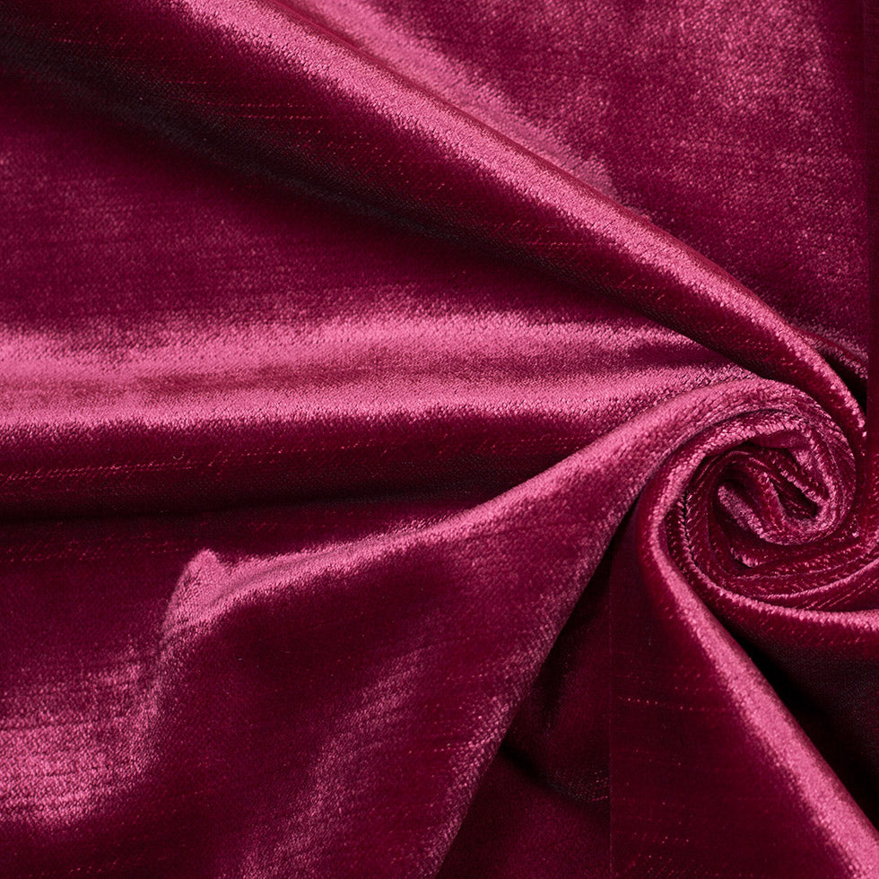 Magenta Polyester Velvet