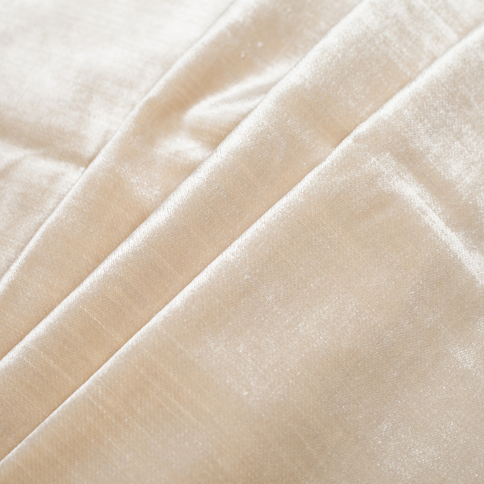 Turkish Snow Polyester Velvet - Folded