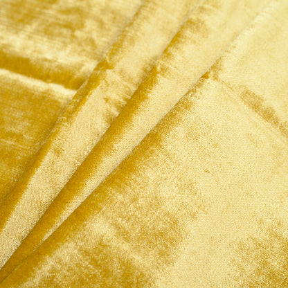 Turkish Lemonade Polyester Velvet - Folded