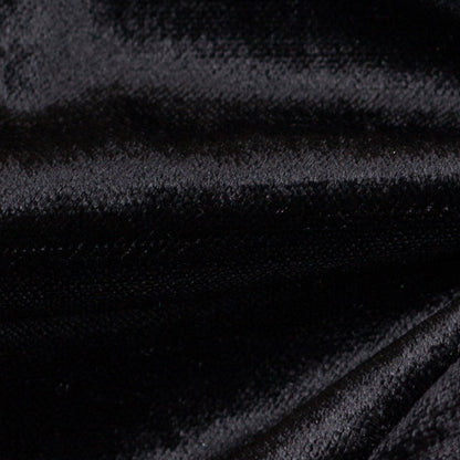 Turkish Ebony Polyester Velvet - Detail