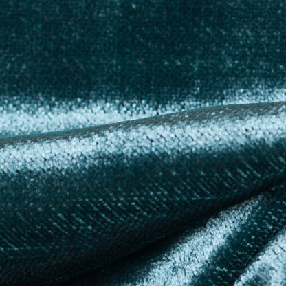 Peacock Polyester Velvet Detail
