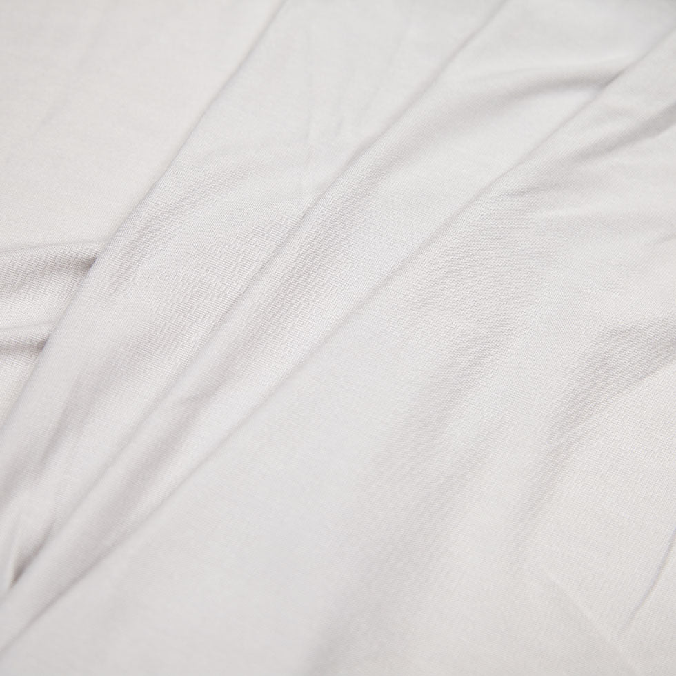 Silver Powder Stretch Rayon Jersey - Folded