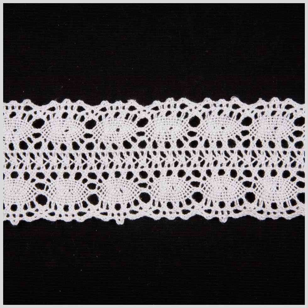 2.25 White Cluny Lace