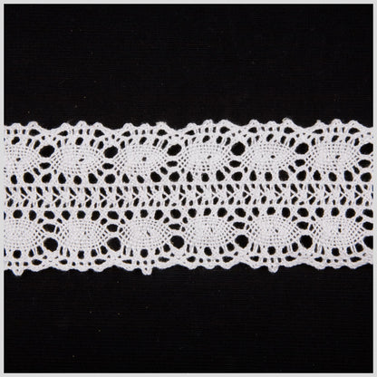 2.25 White Cluny Lace