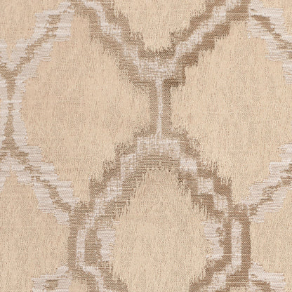 Indian Beige/Ivory Geometric Poly/Cotton Woven - Detail