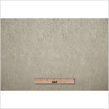 Indian Silver Geometric Polyester-Cotton Brocade Full