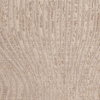 Indian Taupe Geometric Polyester-Cotton Brocade - Detail