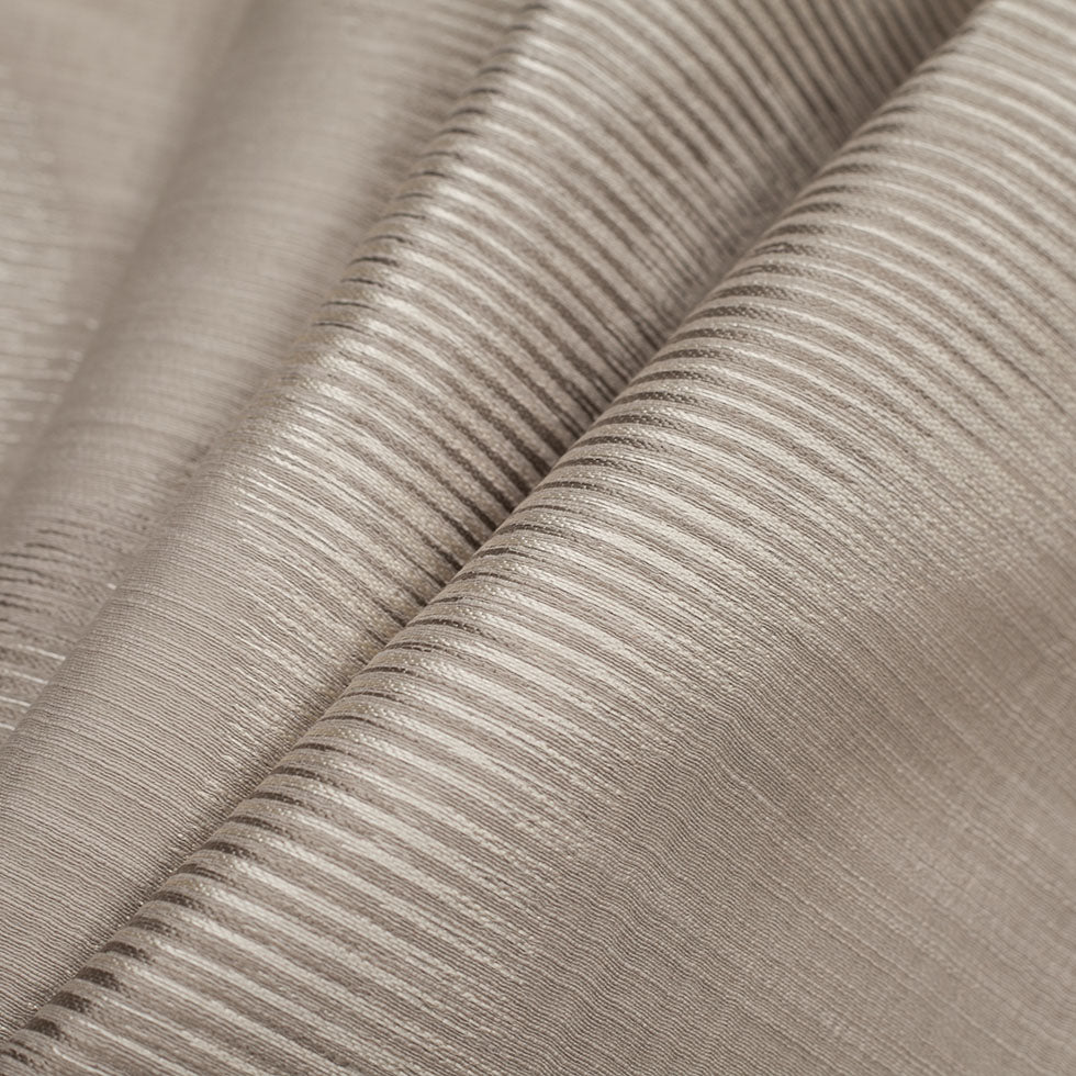 Indian Silver Geometric Poly/Cotton Woven Folded