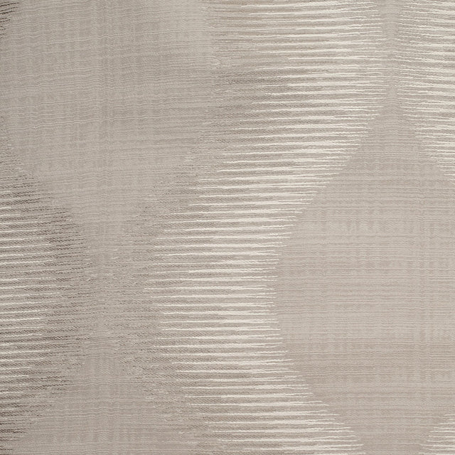 Indian Silver Geometric Poly/Cotton Woven