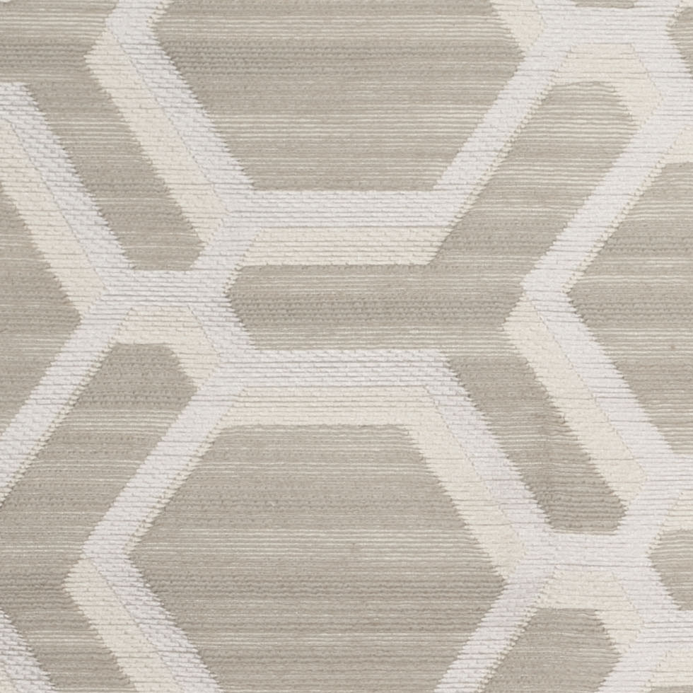 Pearl-7303 Indian Geometric Poly/Cotton Brocade - Detail