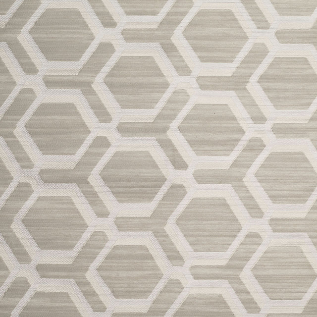 Pearl-7303 Indian Geometric Poly/Cotton Brocade
