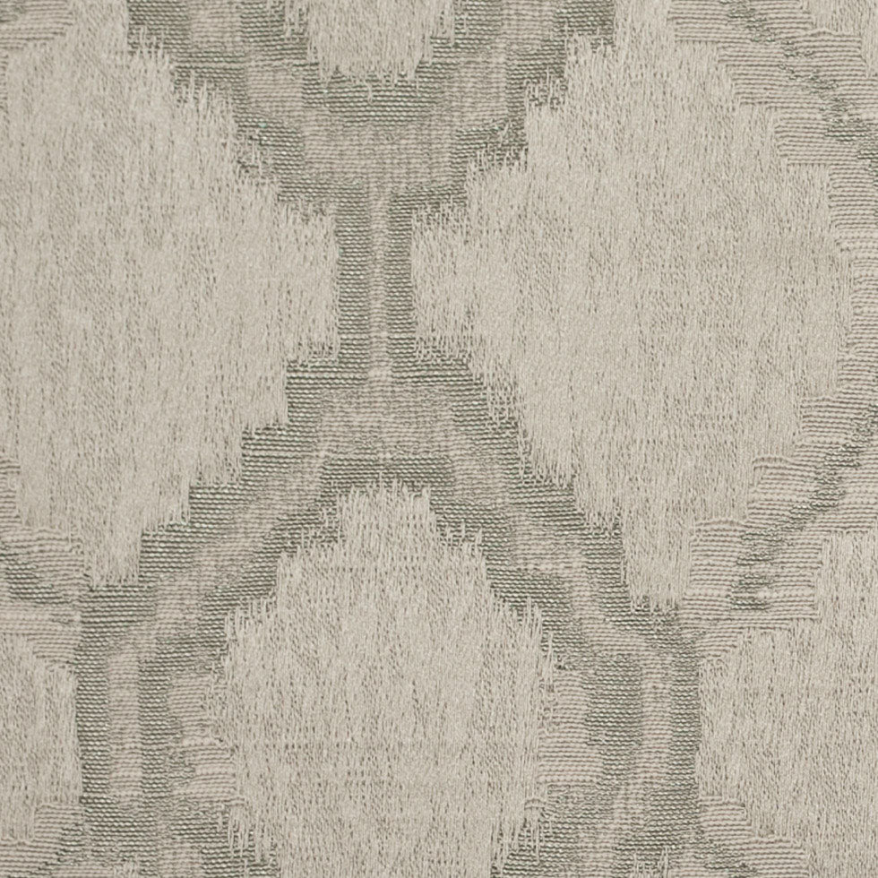 Indian Silver Geometric Poly/Cotton Woven Detail