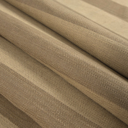 Ralph Lauren Teak Striped Chevron Linen Blend - Folded