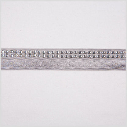 Silver Fancy Elastic Trim