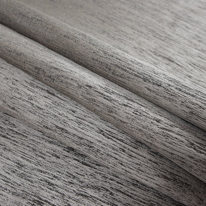 Chrome Striated Woven Brocade - Folded