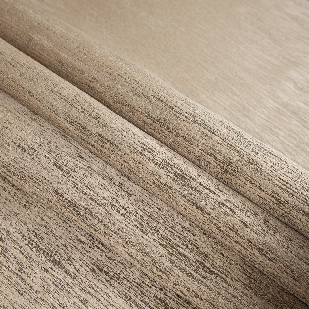 Sand Striated Woven Brocade Folded