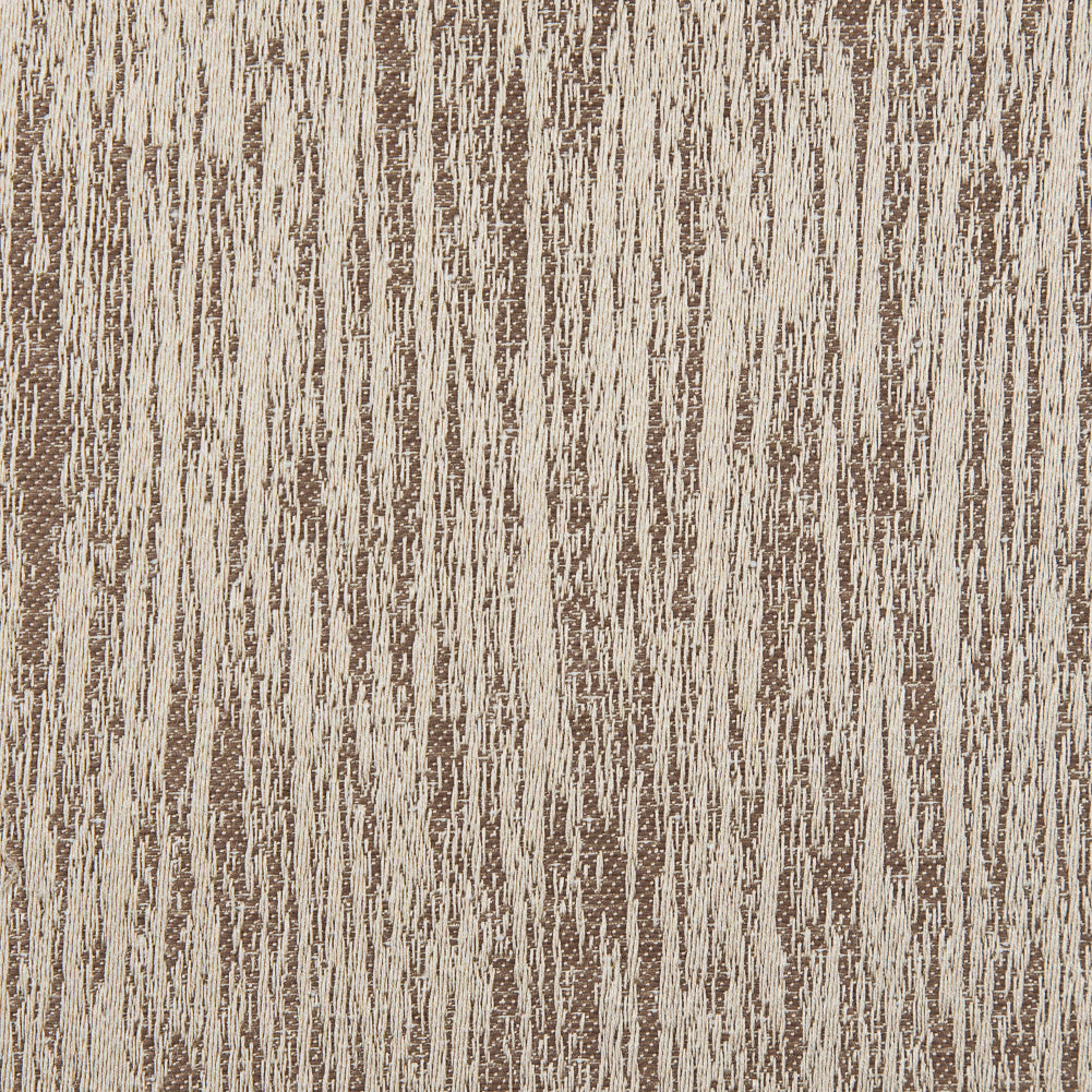 Mocha Striated Woven Brocade - Detail