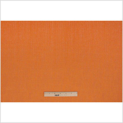 Pumpkin Striated Woven Brocade Full