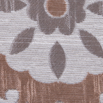 Gray and Pink Floral Brocade Detail