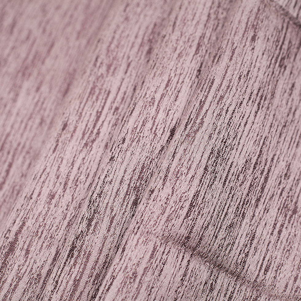 PlumStriated Woven Brocade Folded
