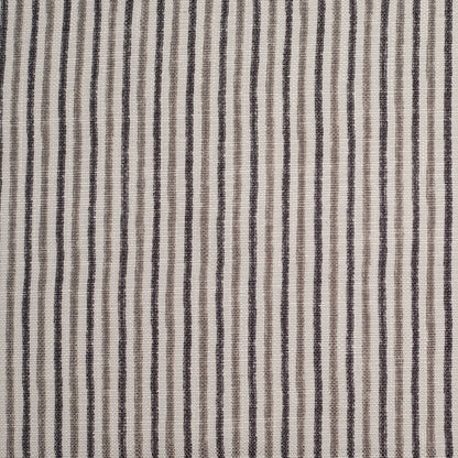 Spanish Gray Striped Poly/Cotton Canvas