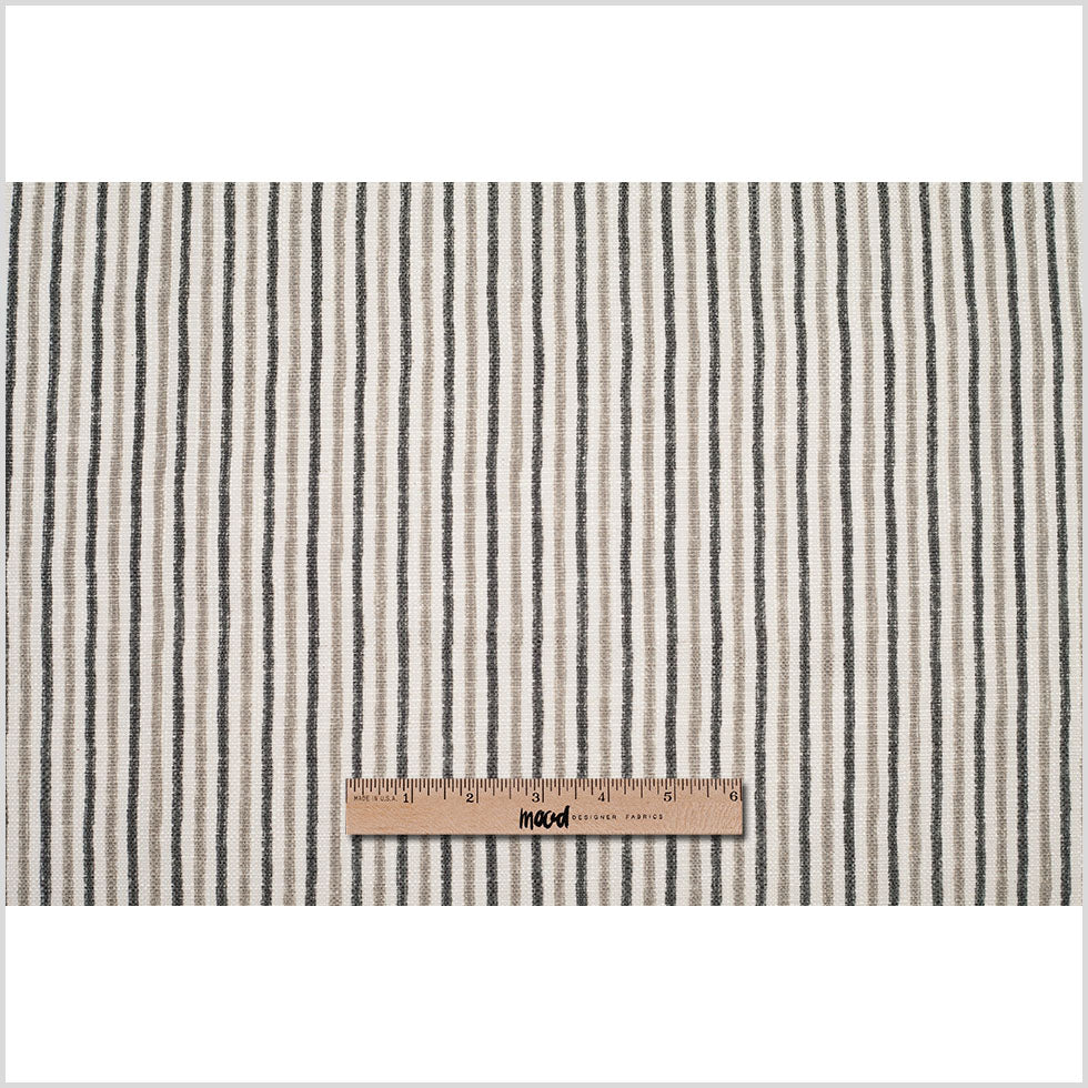 Spanish Sage Striped Poly/Cotton Canvas - Full
