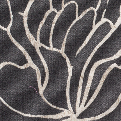 Spanish Gray Floral Woven - Detail